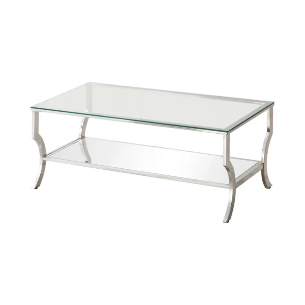 Waverly-Lux Rectangular Glass Center Table