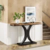 X-CURVE Industrial Entryway Slim Console Table