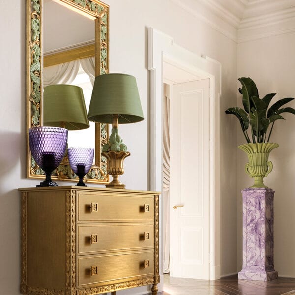 Okyanus Royal Carved Gold Tufted