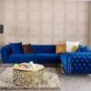Nova Luxury Tufted Velvet U-Shaped Sectional