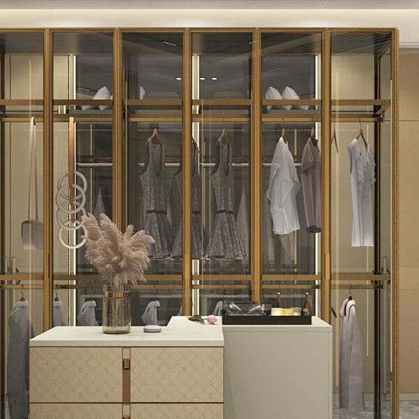 Aurelius Grand Walk-In Closet System with Island