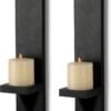 Sleek Pillar Candle Sconces Modern Minimalist Wall Decor