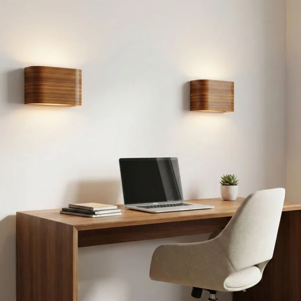 Artisan Curved Modern LED Floating Wall Decor