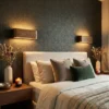 Natural Grain Floating Sconce Modern Wooden Wall Decor