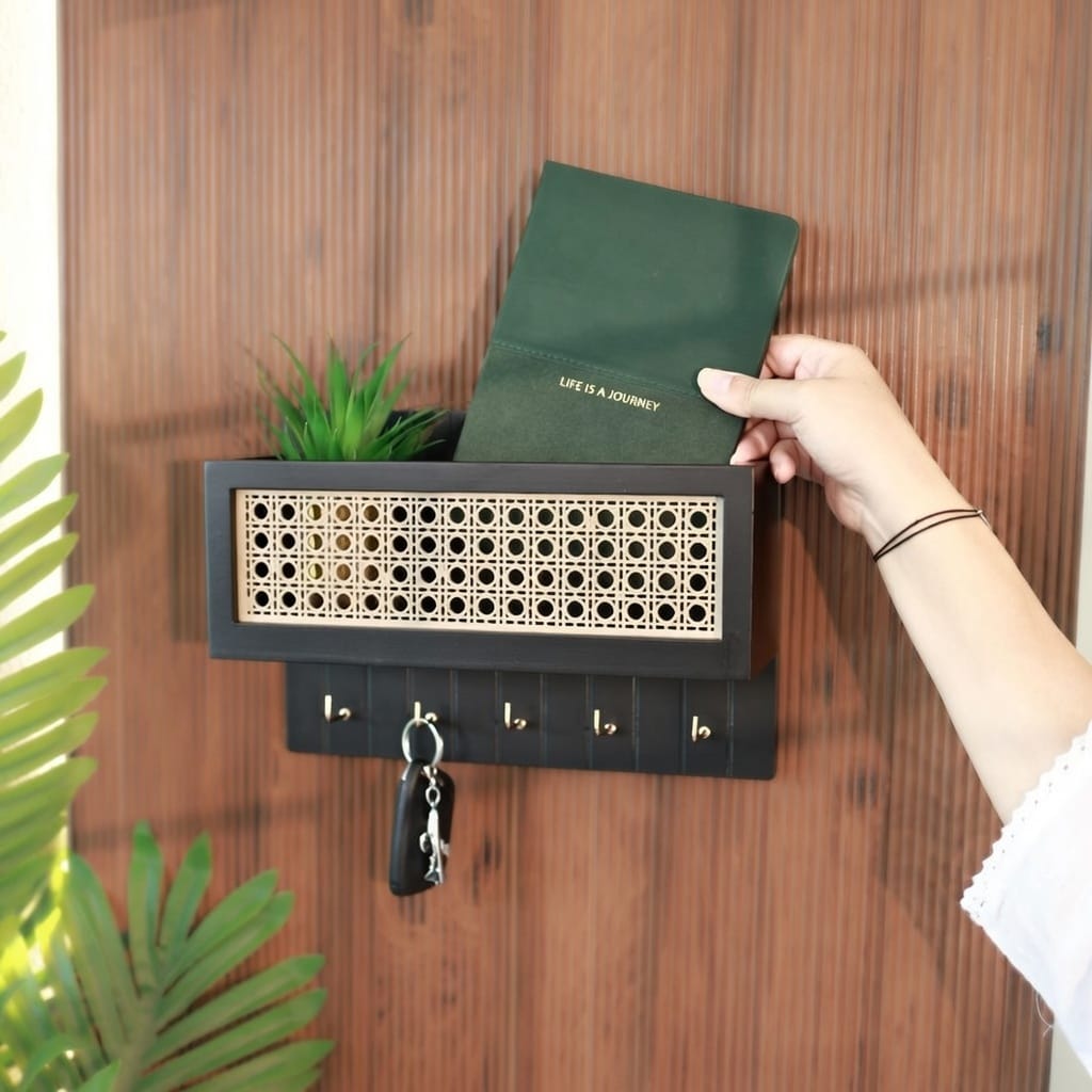 Urban Wall-Mounted Entryway Organizer + Magnetic Key Holder - Image 6