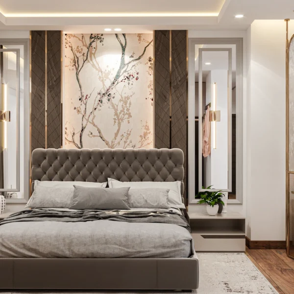 Lucent Contemporary Minimalist Bedroom Set