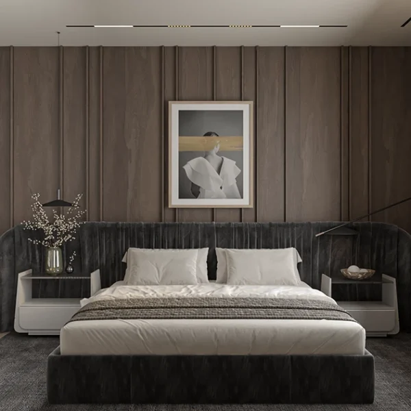 Baybars Sultan Luxury Round Canopy King Bedroom Set