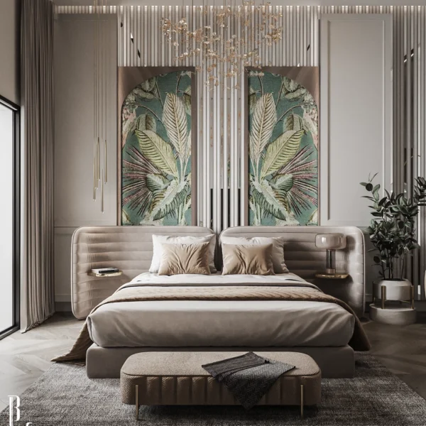 Elysium Earth Tone Minimalist Bedroom Set
