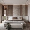 Lara Luxury Gold Black Italian Bedroom Set