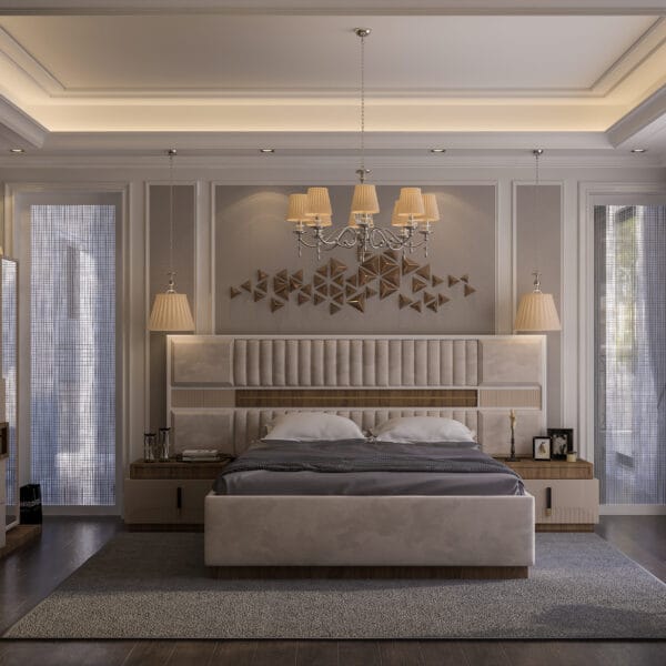 Aria Luxe Modern Contemporary Platform Bedroom Set