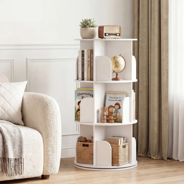 Aura Rotating Bookshelf Bookcase