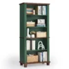 Verde 5-Tier Green Bookshelf