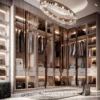 High End Walk in Closet