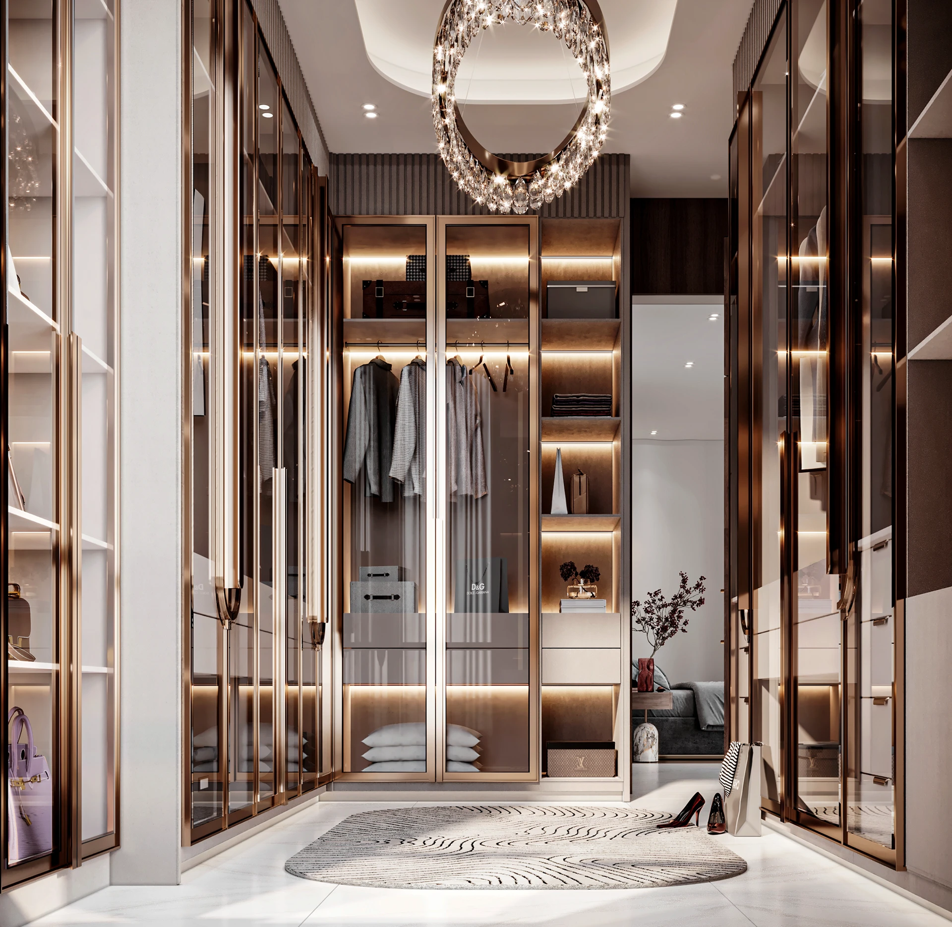 Glass Door Wardrobe