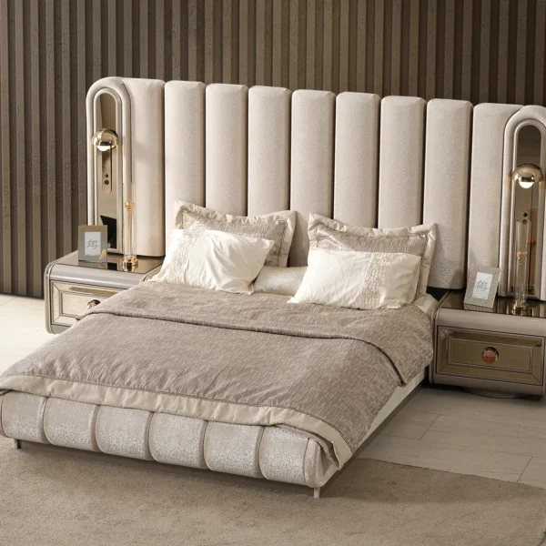 Bella Channel-Tufted Luxury Bed