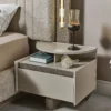 Aura Lumina Textured Integrated LED King Bedroom Set