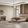 Liva Integrated Light Upholstered Bed