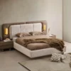 Liva Integrated Light Upholstered Bed