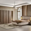 Siena Rustic Wood Bookcase