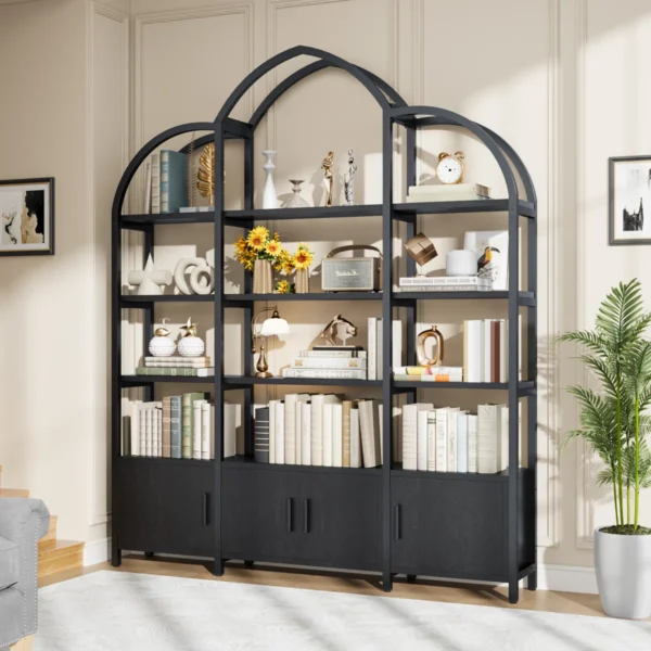 Orion Triple Wide Arched Bookcase