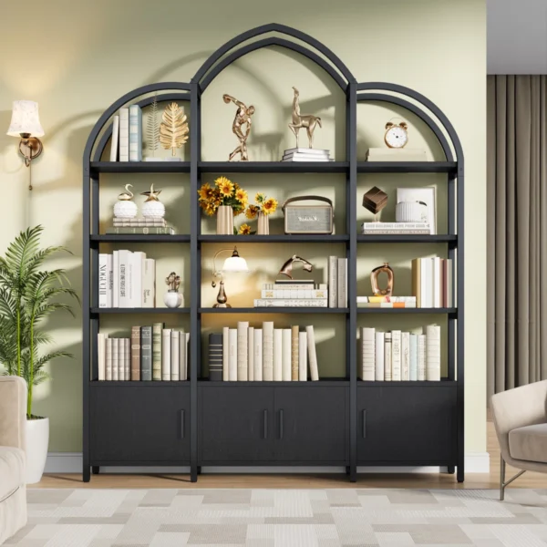 Orion Triple Wide Arched Bookcase