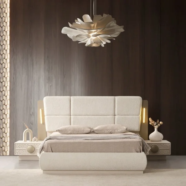 Bytyk Boucle Upholstered Bed