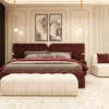 Nova Velvet Upholstered Bed